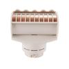 Enwye Hair Dryer Curling Iron Attachment Anti-Frizz Smoothing Nozzle, Gray-White view 2