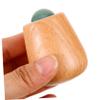 Jade Facial Roller with Wooden Handle, Portable for Facial Care view 4