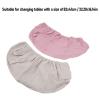 Hiraith Changing Pad Cover, Soft and Durable Diaper Mat Cover, 360-Degree Elastic Design, Easy Care (Pink Apricot) view 2