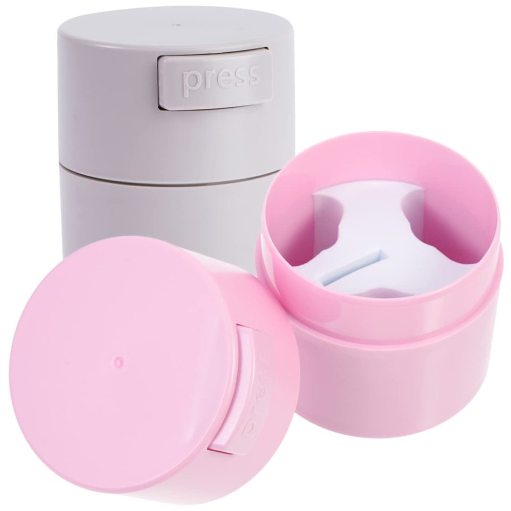 Eyelash Glue Containers, 2-Pack, PS, Sealed and Compact