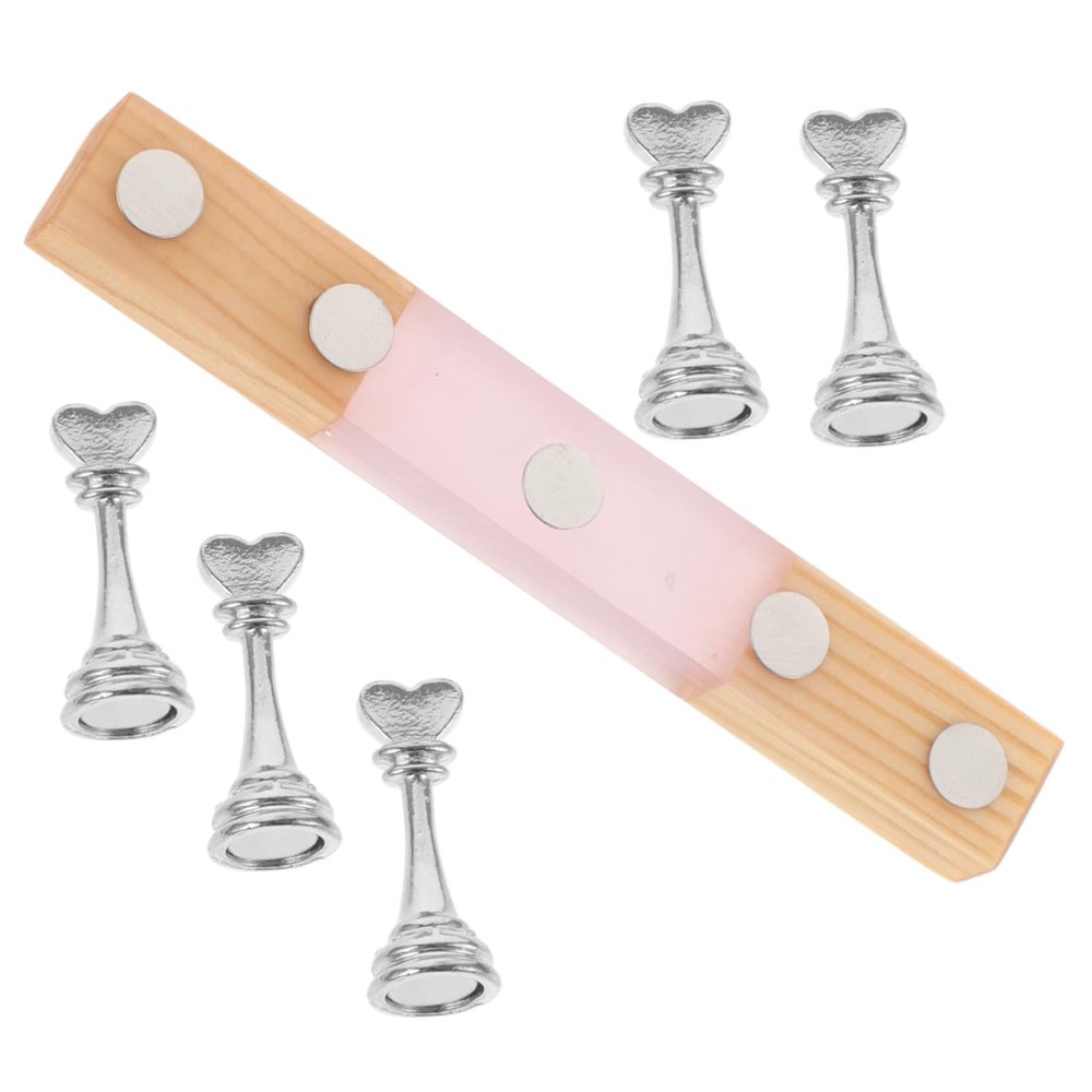 5-Piece Nail Holders, Acrylic and Zinc Alloy for Practice