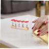 5-Piece Nail Holders, Acrylic and Zinc Alloy for Practice view 3