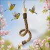 Cotton Rope Bird Swing | Climbing Center for Cockatiels view 3