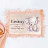 FeierZwerge Baby Memory Box – Personalized Wooden Keepsake Box, 30 x 20 x 14 cm, Elephant view 3