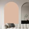 Gralara Arch Wall Decal, Pink PVC Geometric Art Sticker view 3