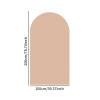 Gralara Arch Wall Decal, Pink PVC Geometric Art Sticker view 4