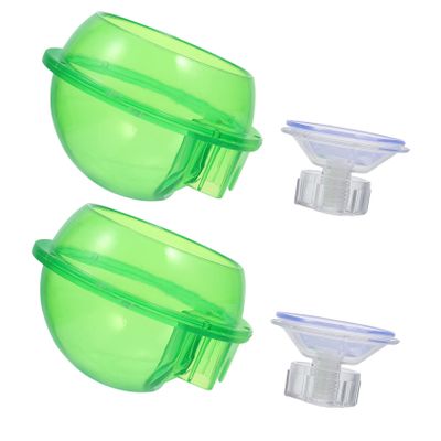 TOYANDONA 2-Pack Reptile Feeder with Adjustable Suction Cup