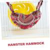 Toyvian Small Pet Hammock, Warm Knitted Plush and Linen view 2