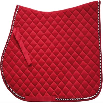 HEUchuan Cotton Horse Saddle Pad, Sweat- and Shock-Absorbing, Thickened, Red
