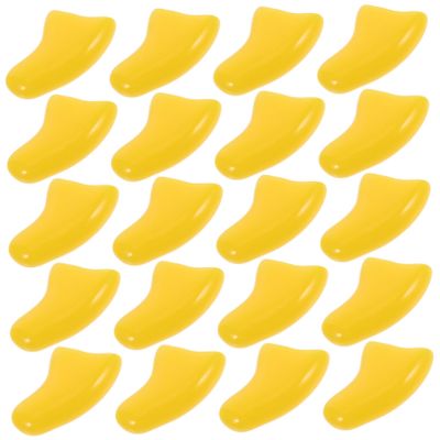 ibasenice 20-Piece Silicone Cat Nail Caps, Soft Claw Protectors for Cat Paws, Furniture and Floors