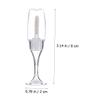 Gogogmee 10-Piece Empty Lip Gloss Tubes, Wine Glass Design view 2