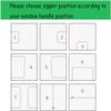Self-Adhesive Window Screen with Zipper Opening, Cat-Safety Net, Anti-Mosquito Insect Screen view 3