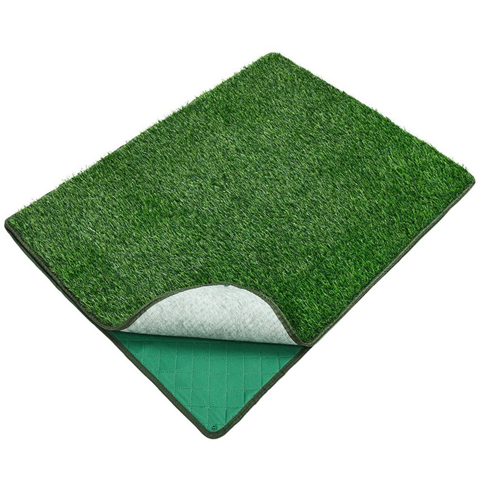 HUANGING Reusable Artificial Dog Bathroom Grass Mat for Outdoor Use