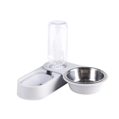 Automatic Feeder and 18 oz Water Dispenser for Small Pets