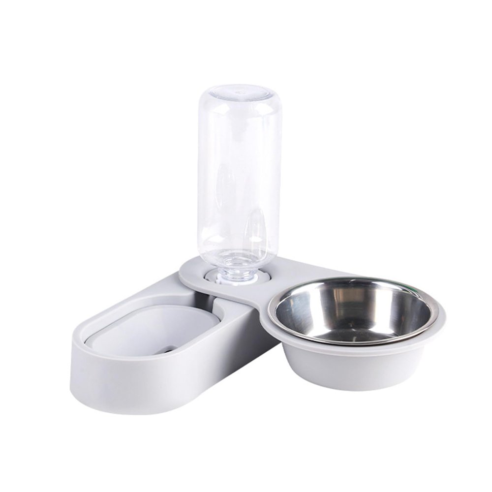 Automatic Feeder and 18 oz Water Dispenser for Small Pets