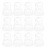 Pack of 12 Creative Bear-Themed Candy Boxes for Birthdays, Clear Plastic Snack Containers view 4