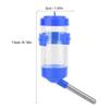 ZASCHMOY No Drip Small Animal Water Feeder - Bottle with Screw Holder for Hamsters, Hedgehogs, and Chinchillas - Red, Portable (Blue) view 2