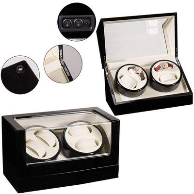 YCVAWEOD Automatic Double Watch Winder for 4 Watches, Red