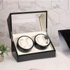 YCVAWEOD Automatic Double Watch Winder for 4 Watches, Red view 4