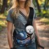 COEQINE Galaxy Space Pet Carrier Sling for Small Dogs and Cats view 3