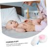 Baby Powder Puffs, Plush and ABS, 4-Pack, Short Handle view 3