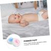 Baby Powder Puffs, Plush and ABS, 4-Pack, Short Handle view 4