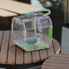 Foldable Travel Bird Cage for Parakeets with Removable Tray view 3