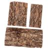 Toddmomy 3-Piece Natural Tree Bark Reptile Decor, Brown, Cuttable view 1