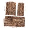 Toddmomy 3-Piece Natural Tree Bark Reptile Decor, Brown, Cuttable view 2