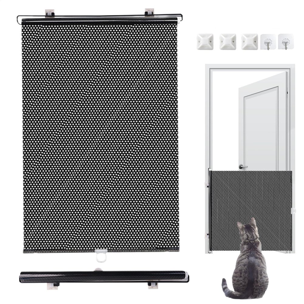 Retractable Indoor Pet Gate for Doors, Stairs & Balconies