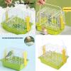 HDOYTXXM Portable Outdoor Bird Carrier for Parakeets and Lovebirds, Lightweight, Easy to Clean, Spacious Design view 2