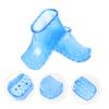 MUCKLILY Functional Plastic Foot Massage Shoes, Blue, for Home Foot Baths and Pedicures view 3