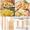 Fluxioxtna Gnocchi Maker Set with Wooden Board and Rolling Pin view 2