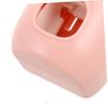 Wall-Mounted ABS and Silicone Toothpaste Dispenser, Pink view 3