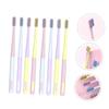VALICLUD Set of 8 Flexible Toothbrushes with Small Heads, Ergonomic Travel Design, Assorted Colors, Soft Bristles view 4