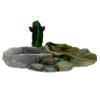JOINPAYA Reptile Water and Food Bowl for Turtles, Lizards, Snakes, and Other Reptiles view 1