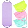 Mikinona 4-Piece Exfoliating Shower Towels with Handles view 1