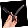 VALICLUD Vintage Stainless Steel and Wood Folding Beard Razor view 2