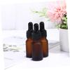 CTIRCHIU 10-Pack Brown 5 mL Glass Dropper Bottles with Pipettes view 3