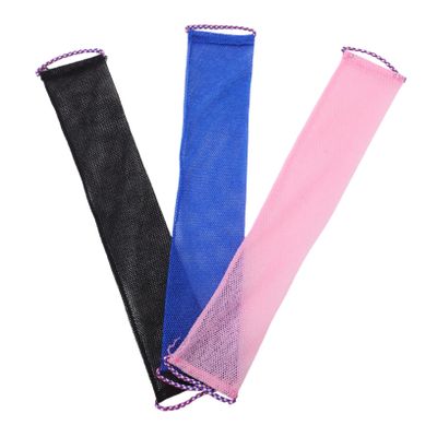 PartyKindom 3-Pack African Nylon Exfoliating Bath Nets for Back and Body