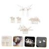 VINTORKY 6-Piece Pearl Hair Comb Set with Crystal and Zinc Alloy for Women view 4