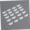 Veemoon 10-Piece Self-Adhesive Non-Slip Rubber Nose Pads for Eyeglasses and Sunglasses, White view 4