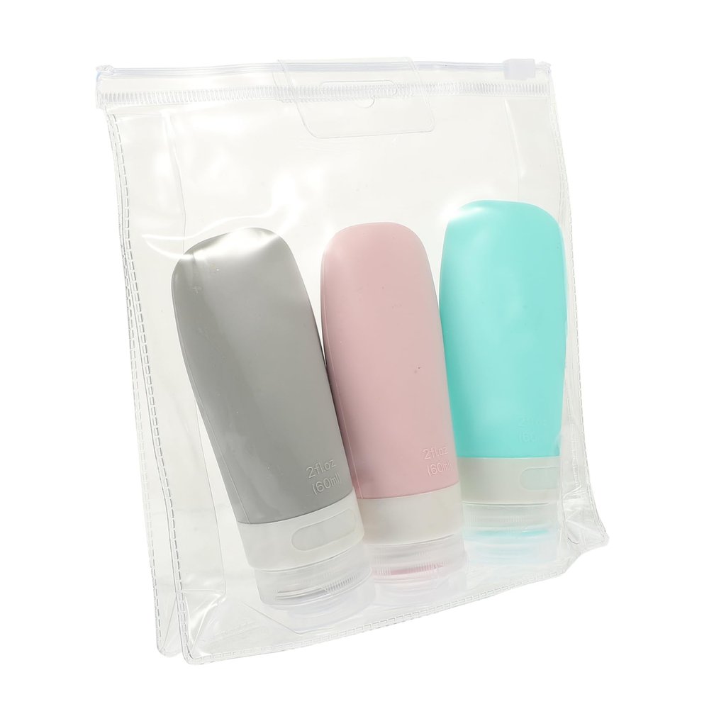 60 mL Silicone Travel Bottle, 1-Piece Set, Practical Refillable Bottle