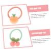 Gatuida 10-Pack Fruit-Design Hair Ties for Girls, Acrylic and Elastic, Random Styles view 2