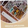SEWOART 4-Piece U-Shaped Reinforcement Fittings for Baby and Pet Gates, White, for 20 mm Steel Tubes view 3