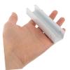 SEWOART 4-Piece U-Shaped Reinforcement Fittings for Baby and Pet Gates, White, for 20 mm Steel Tubes view 4