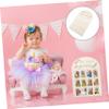 GLEAVI Wooden Baby First-Year Photo Frame with Monthly Milestones view 2