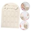 GLEAVI Wooden Baby First-Year Photo Frame with Monthly Milestones view 3