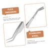 Gatuida 2-Pack Stainless Steel Tick Removers for Pets, Portable with Ergonomic Handle view 3
