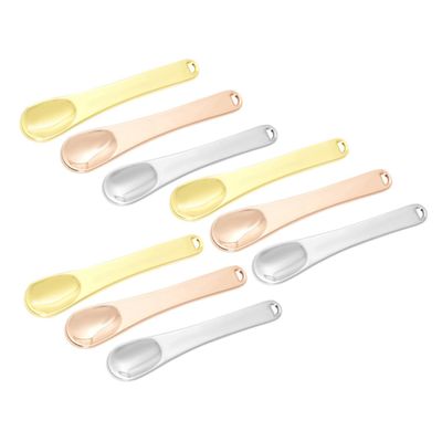 BESTYASH 9-Piece Metal Cream Spatula Set for Eye Cream and Cosmetics